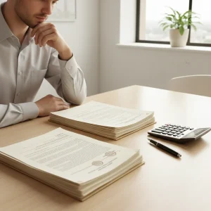 DLA to PIP Transition 2026: Your Essential Financial Guide Person reviewing DLA to PIP transition documents with calculator