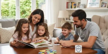 Happy family enjoying time together, symbolizing the positive impact of Child Benefit uprating.