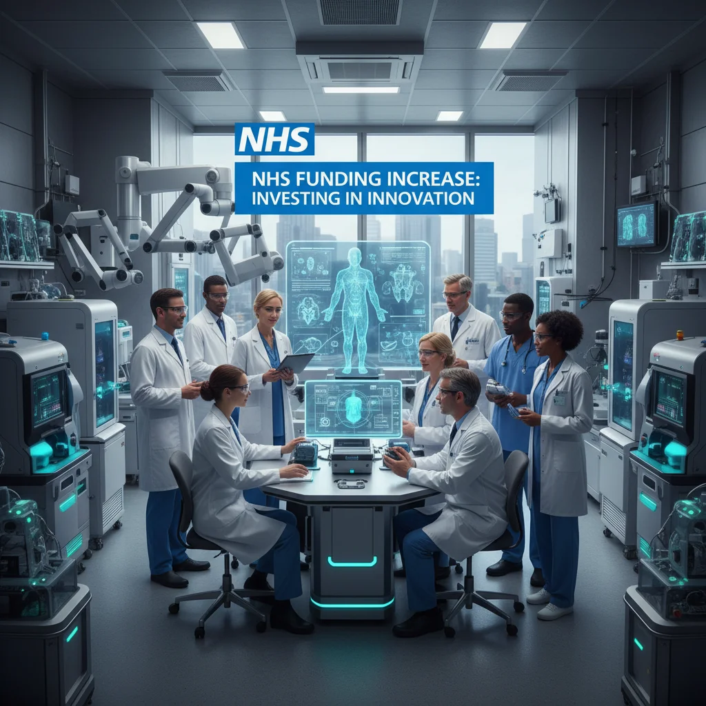 Medical researchers developing new treatments in a modern lab